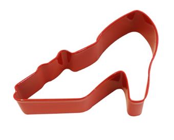 Picture of HIGH HEEL SHOE POLY-RESIN COATED COOKIE CUTTER RED 10.2CM